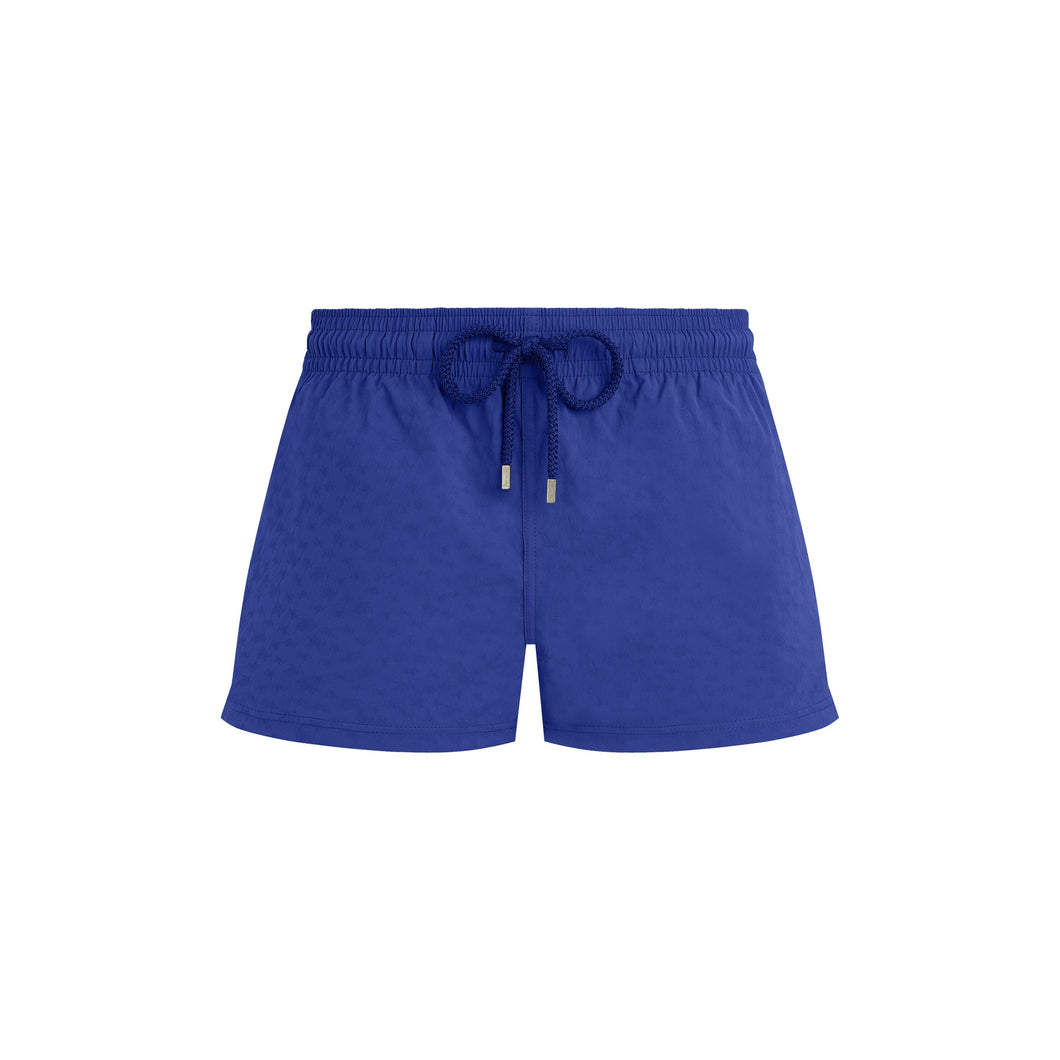 Short Swim Trunks Jacquard Turtles