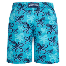 Load image into Gallery viewer, Stretch Long Swim Trunks Poulpes
