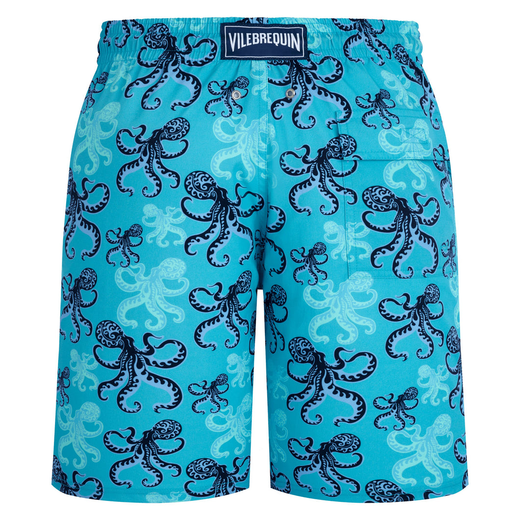 Stretch Long Swim Trunks Poulpes