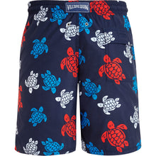 Load image into Gallery viewer, Men Long Swim Trunks Tortues Multicolores
