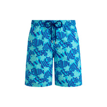 Load image into Gallery viewer, Long Swim Trunks Ronde des Tortues Logo
