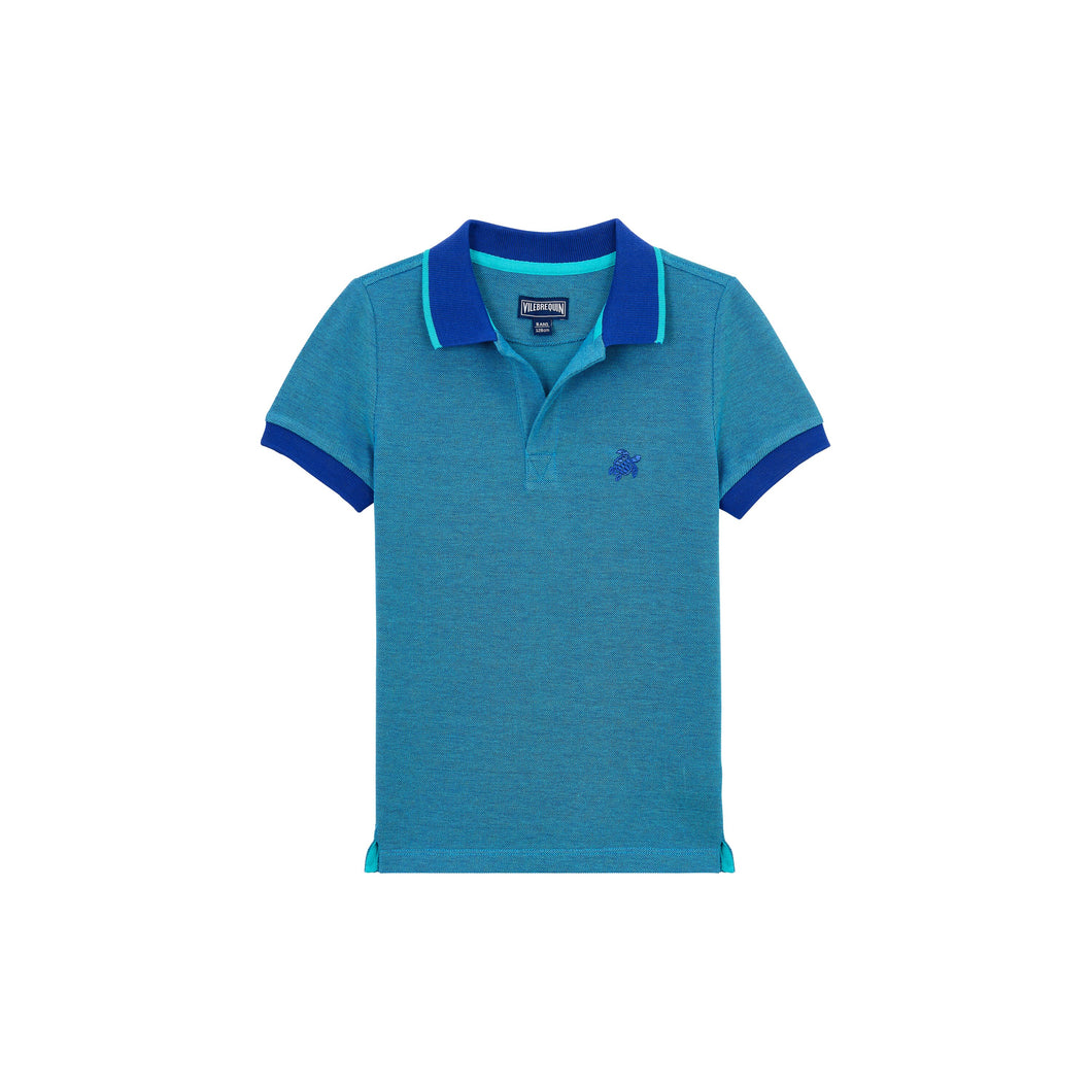 Changing Color Cotton Pique Polo