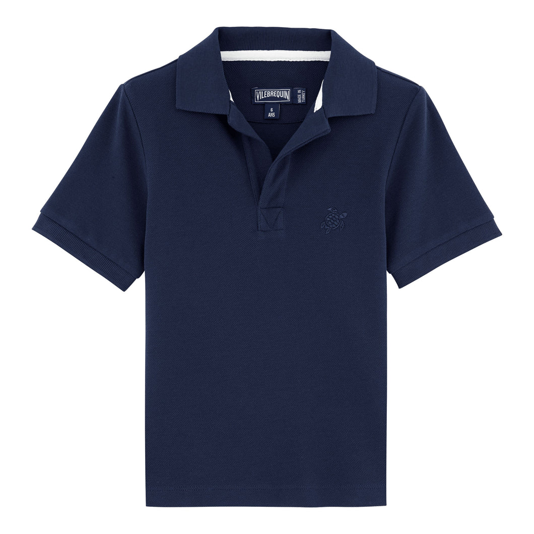 Changing Cotton Pique Polo Shirt Solid