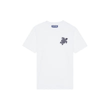 Load image into Gallery viewer, Organic Cotton T-shirt Big Turtle Embroidery
