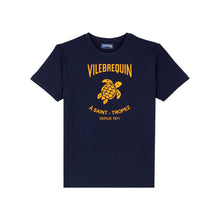 Load image into Gallery viewer, Cotton T-shirt Embossed logo
