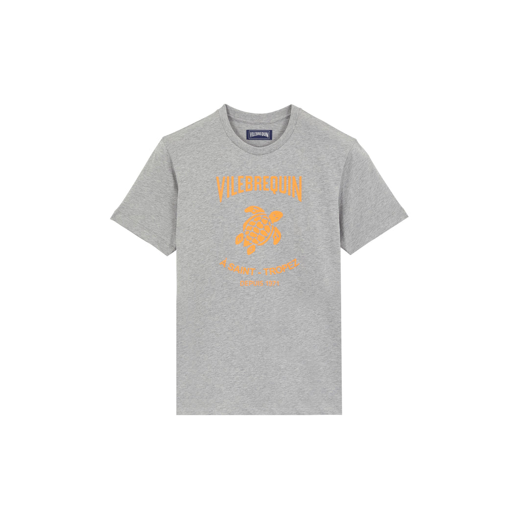 Cotton T-shirt Contrasted Placed Gomy Logo