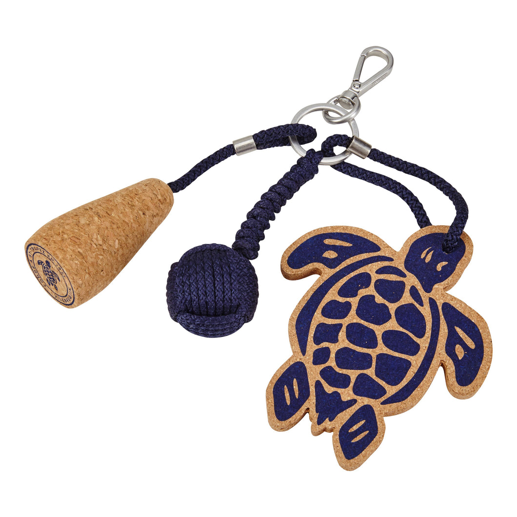 Turtle Cork Keyring