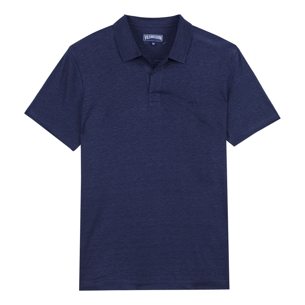 Linen Jersey Polo Solid