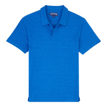 Load image into Gallery viewer, Linen Jersey Polo Solid
