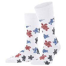 Load image into Gallery viewer, Socks Rondes des Tortues Multicolores - Vilebrequin x Falke
