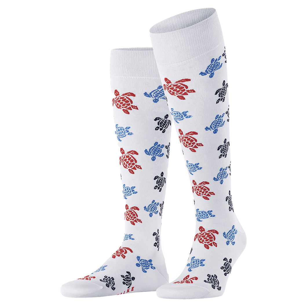 Knee-high Socks Rondes des Tortues Multicolores - Vilebrequin x Falke