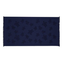 Load image into Gallery viewer, Beach Fouta in Organic Cotton Turtles Jacquard
