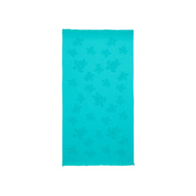 Load image into Gallery viewer, Beach Fouta in Organic Cotton Turtles Jacquard
