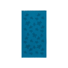 Load image into Gallery viewer, Beach Fouta in Organic Cotton Turtles Jacquard
