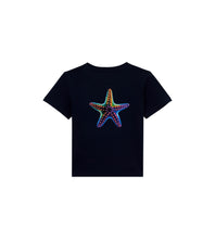 Load image into Gallery viewer, Organic Cotton T-shirt Disco Stars
