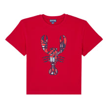 Load image into Gallery viewer, Oversized Organic Cotton T-Shirt Graphic Lobsters
