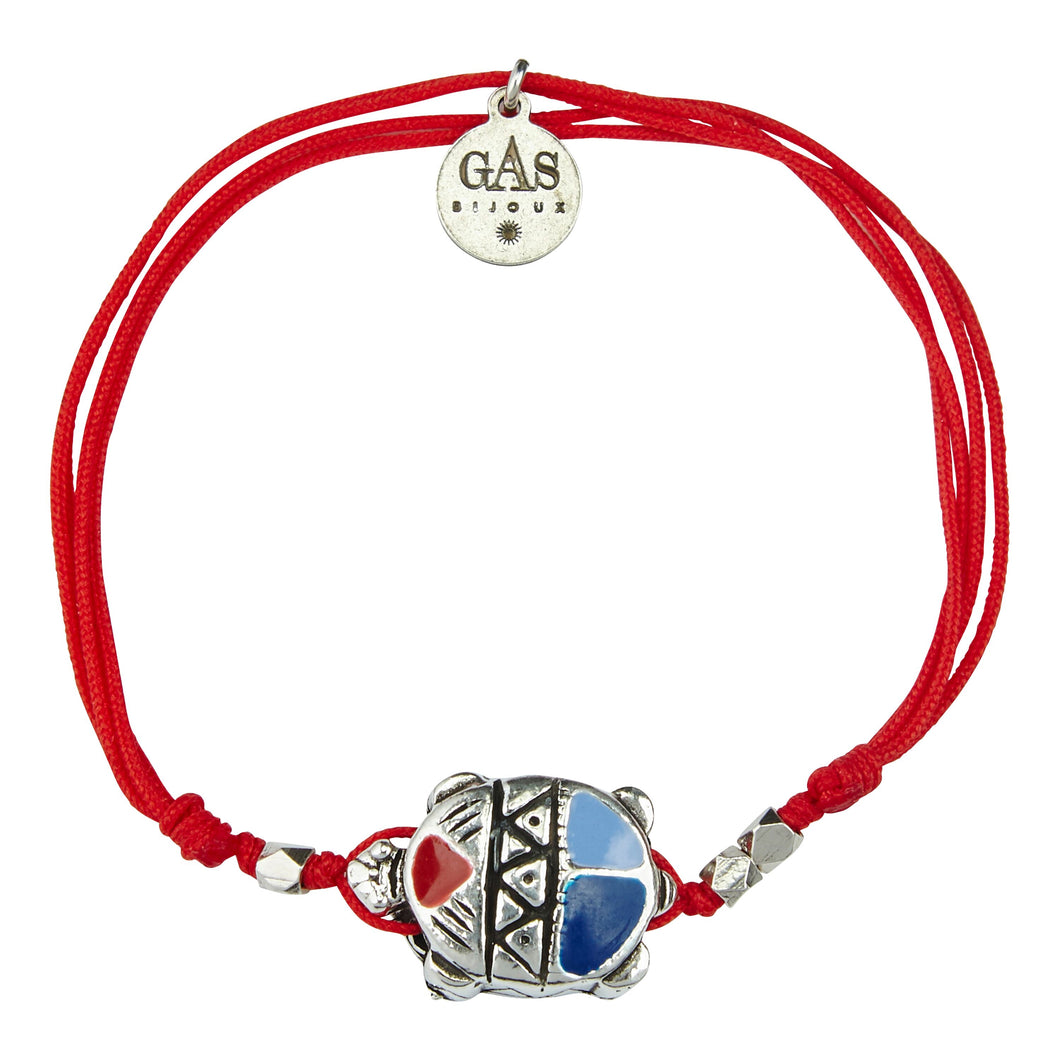 Kids String Enameled Turtle Bracelet - Vilebrequin x Gas Bijoux