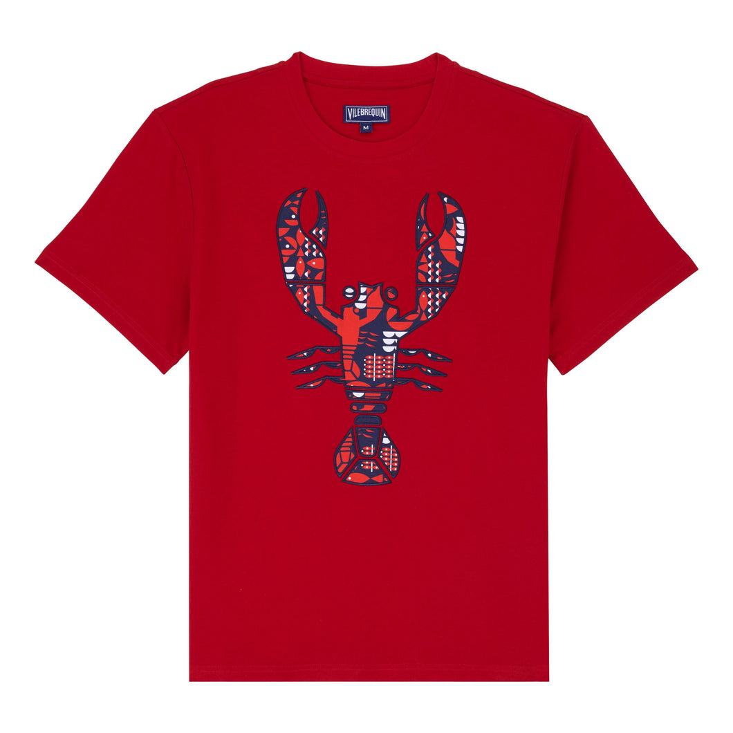 Oversized Organic Cotton T-Shirt Graphic Lobsters