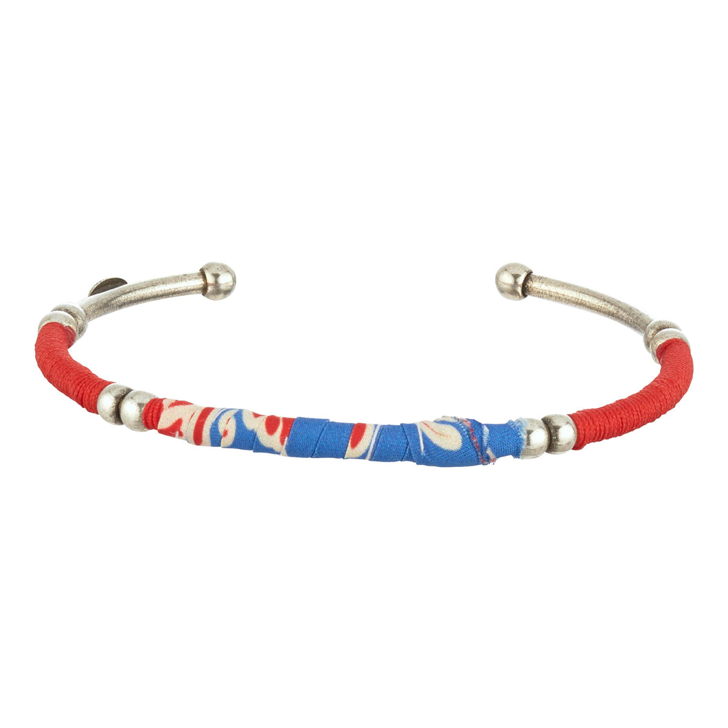 Crevettesand  Schrimps Silver Zanzibar Bracelet