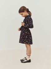 Load image into Gallery viewer, Milaine dress with Peter Pan collar in organic cotton twill
