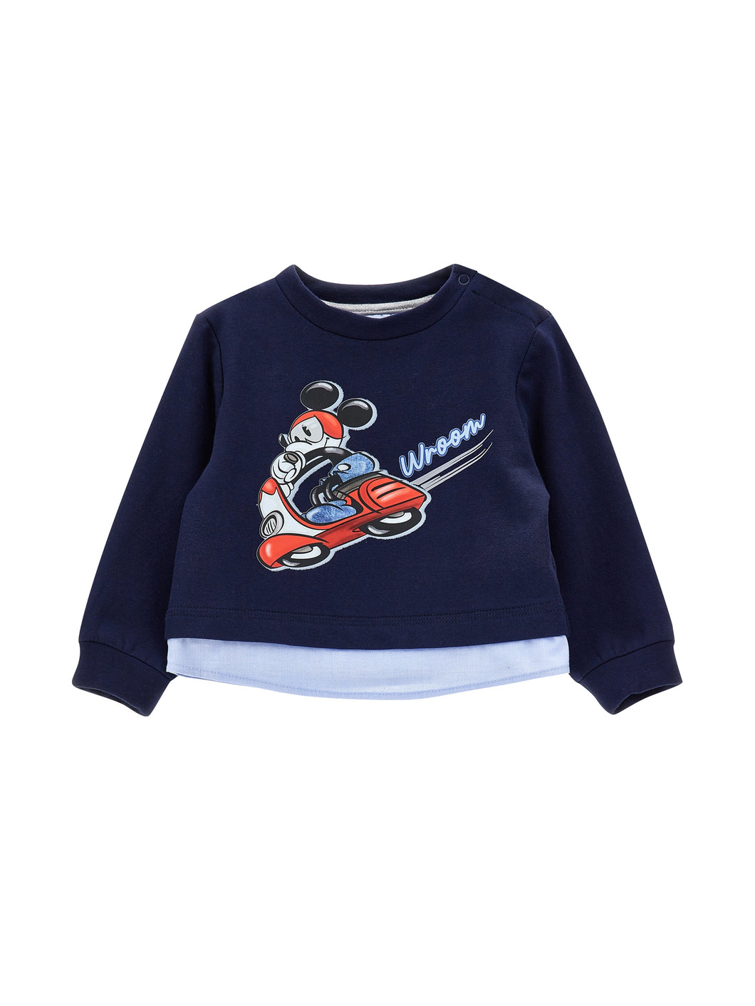 Mickey Mouse Print Sweatshirt