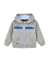 Load image into Gallery viewer, Motorcycle sweatshirt embroidery zip hood

