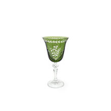 Load image into Gallery viewer, Seferî Lily of the Valley Wine Glass - Set of 6
