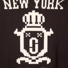 Load image into Gallery viewer, Marc Jacobs Varsity Knit Polo Black Women 2S6RTP050K24-267
