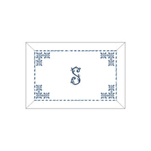 Load image into Gallery viewer, Seferî Flower Garden Boudoir Sham - Blue
