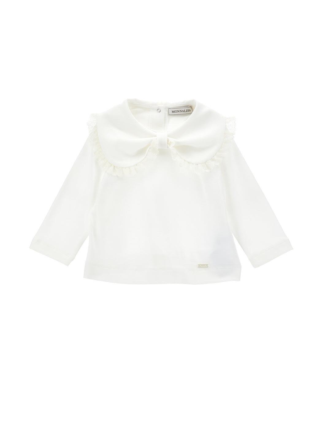 Lace collar sweater
