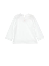 Load image into Gallery viewer, T-shirt with embroidered flowers
