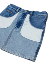 Load image into Gallery viewer, MM6 Maison Margiela Kids contrasting-pocket denim skirt
