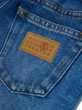 Load image into Gallery viewer, MM6 Maison Margiela Kids contrasting-pocket denim skirt
