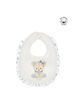 Load image into Gallery viewer, Ruffle teddy bear bib
