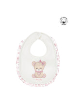 Load image into Gallery viewer, Ruffle teddy bear bib
