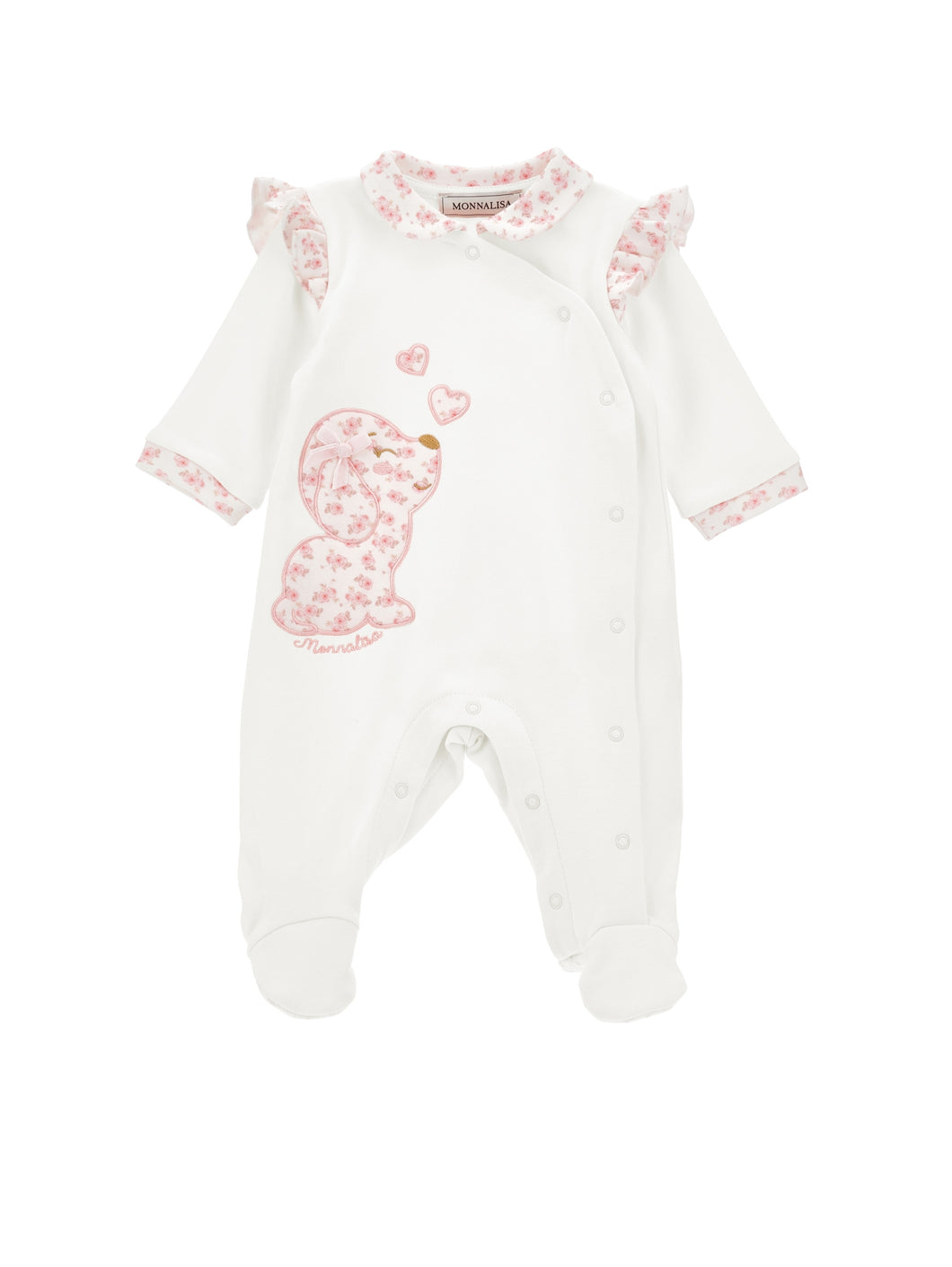 Teddy bear print romper
