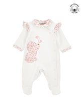 Load image into Gallery viewer, Teddy bear romper with ruffles
