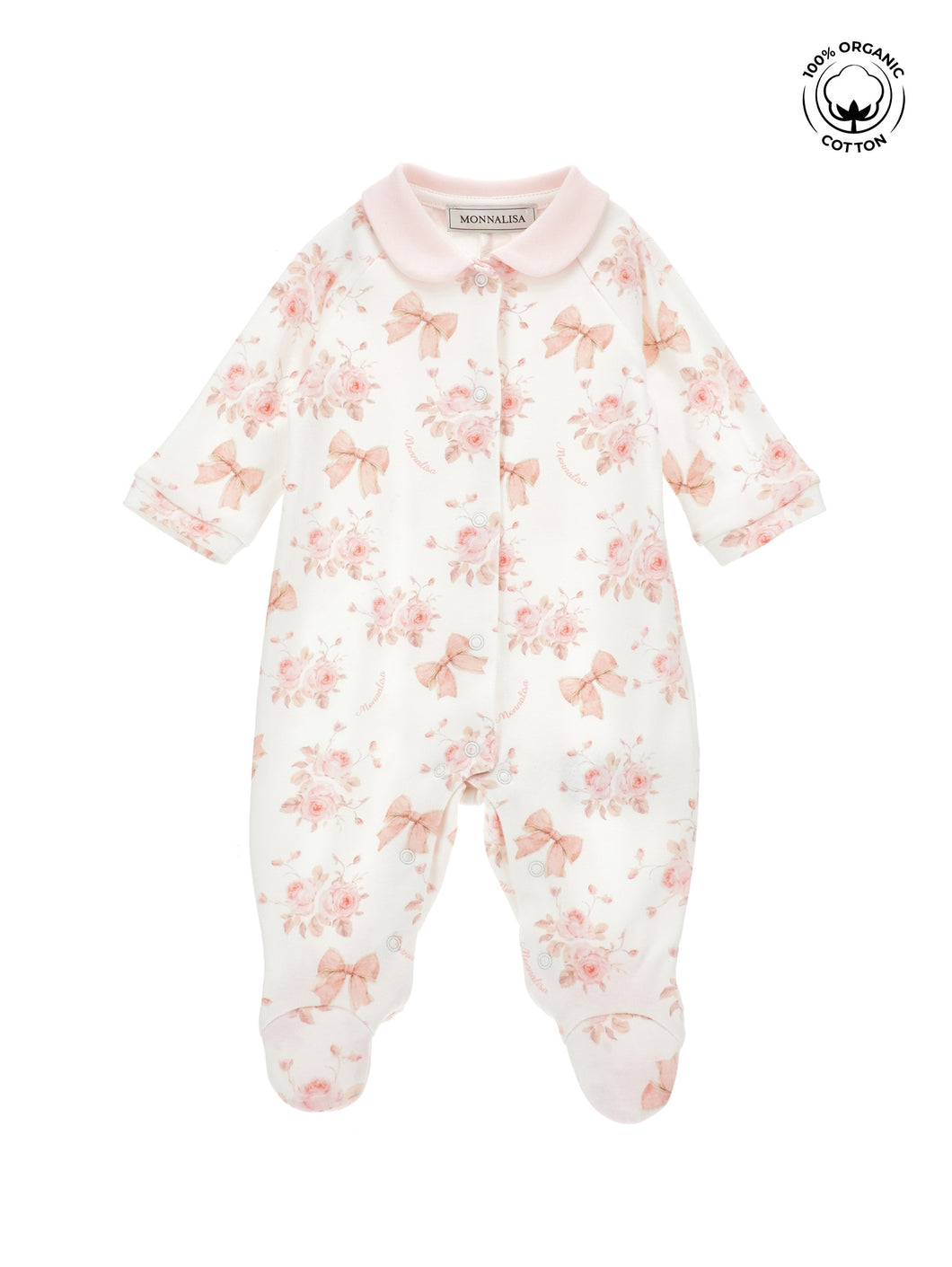 Bows and roses romper