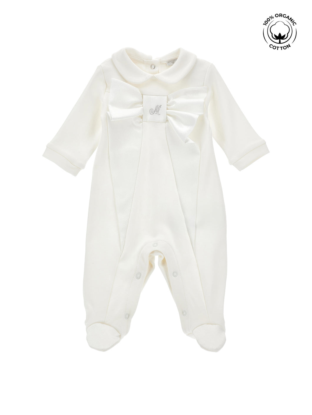 Interlock bow jumpsuit
