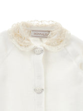 Load image into Gallery viewer, Romper with ruffled collar and buttons
