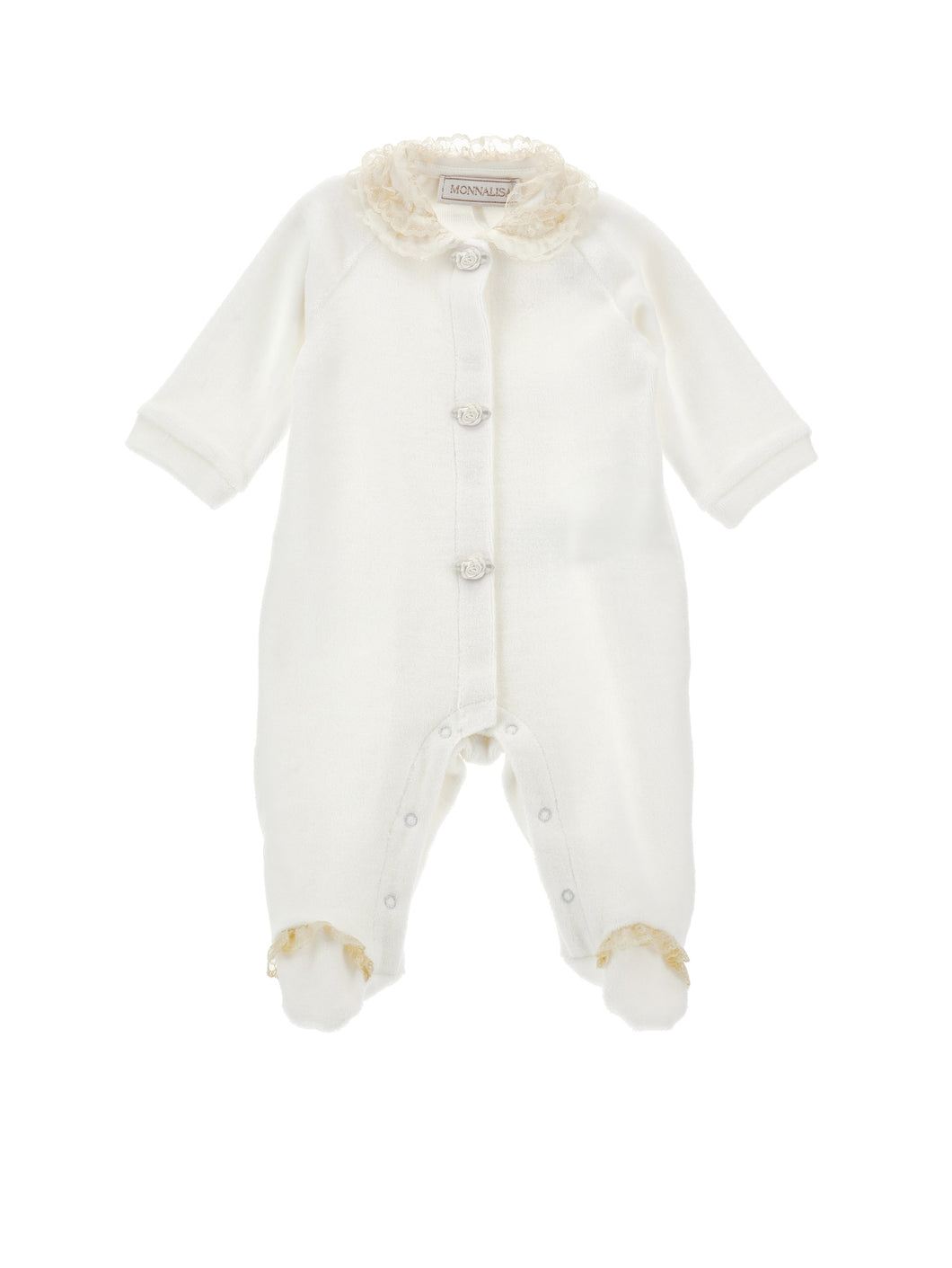 Ruffle neck jumpsuit