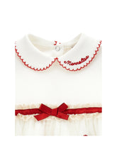 Load image into Gallery viewer, Newborn dress with tulle roses
