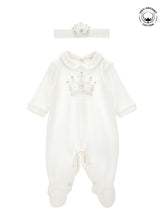 Load image into Gallery viewer, Rhinestone crown headband jumpsuit
