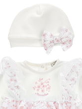 Load image into Gallery viewer, Jumpsuit and hat with bow
