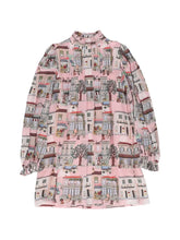 Load image into Gallery viewer, Fendi Kids FF City print pleated dress
