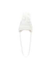 Load image into Gallery viewer, Rhinestone bow pompom hat
