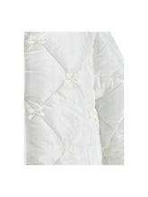 Load image into Gallery viewer, Down jacket with fabric bows
