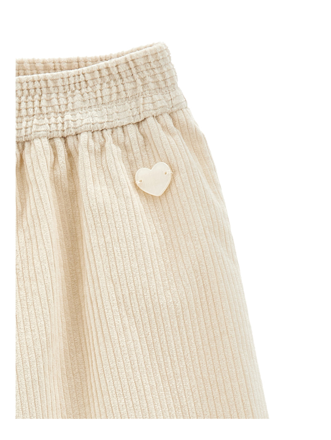 Heart ruffle trousers