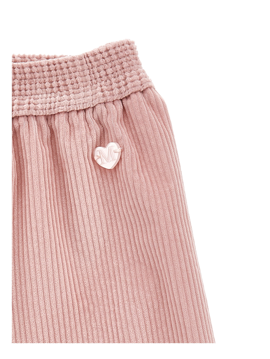 Heart ruffle trousers