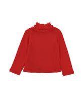 Load image into Gallery viewer, Ruffled rhinestone turtleneck sweater
